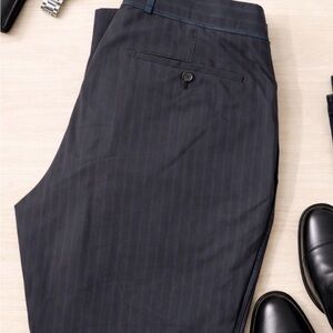 Prada Men’s Dress Pants Size 50 Cotton Pinstripe Made in Italy Button Fly